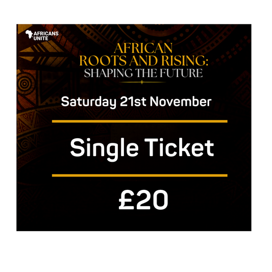 Single Ticket – £20 (1 person)